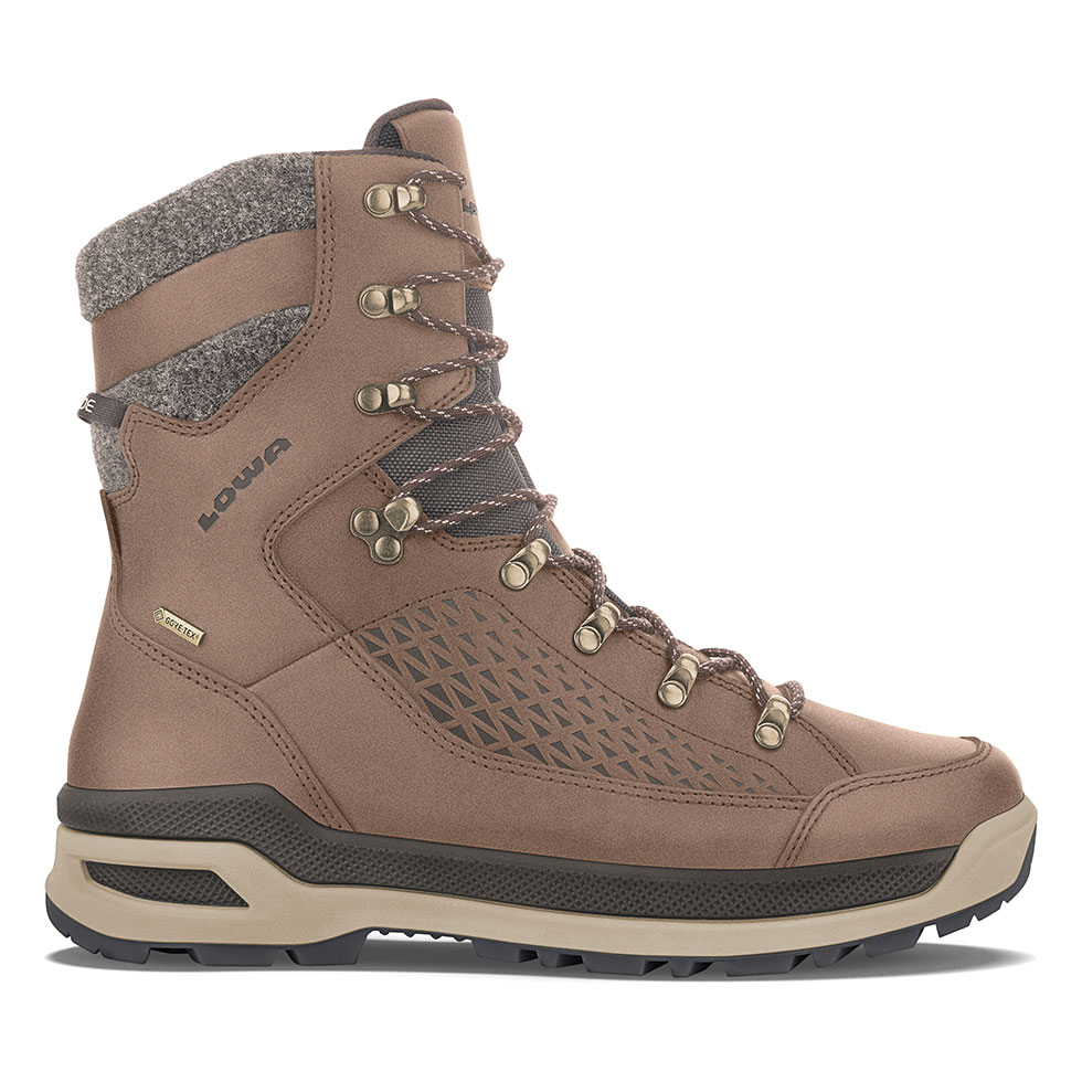 Scarpe Invernali Uomo Lowa Renegade Evo Ice GTX Marroni ILKTRV-703